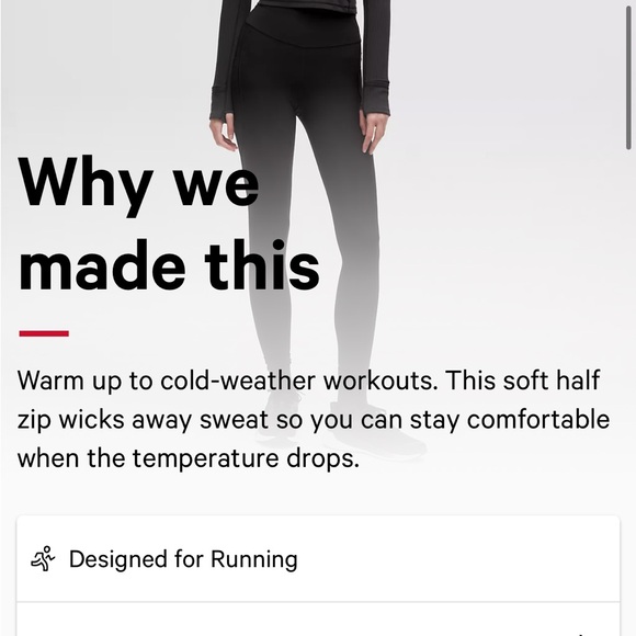 Lululemon It's Rulu Ribbed Cropped Half Zip Updated - Picture 10 of 16